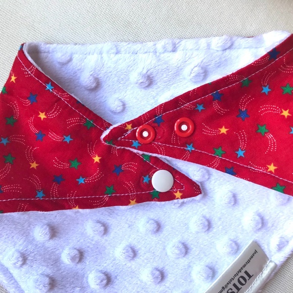 Baby Bandana with Minky-fleece Backing - Picture 5 of 5